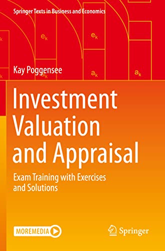 Beispielbild fr Investment Valuation and Appraisal Exam Training with Exercises and Solutions zum Verkauf von Buchpark