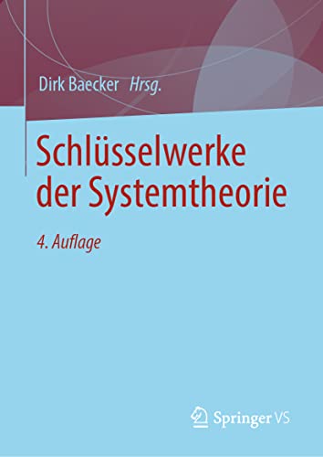 9783658334147: Schlsselwerke Der Systemtheorie