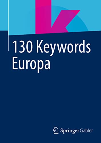 9783658357283: 130 Keywords Europa