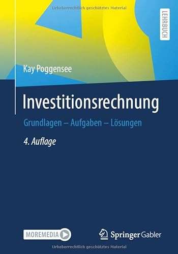 9783658372255: Investitionsrechnung: Grundlagen – Aufgaben – Lsungen