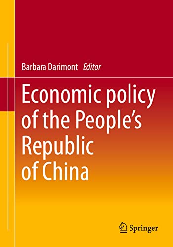 9783658384661: Economic Policy of the People's Republic of China