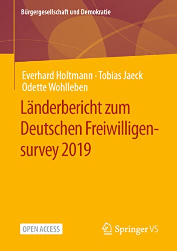 Beispielbild fr Lnderbericht zum Deutschen Freiwilligensurvey 2019 (Brgergesellschaft und Demokratie) zum Verkauf von medimops