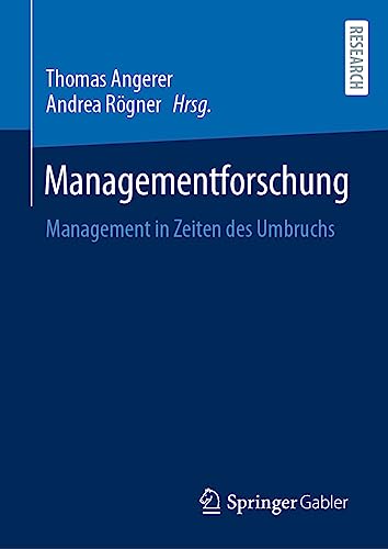 Stock image for Managementforschung: Management in Zeiten des Umbruchs (German Edition) for sale by Book Deals