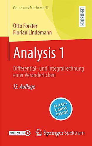 9783658401290: Analysis 1: Differential- und Integralrechnung einer Vernderlichen (Grundkurs Mathematik)