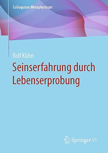 Stock image for Seinserfahrung Durch Lebenserprobung for sale by Blackwell's