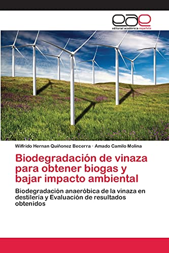 9783659078071: Biodegradacin de vinaza para obtener biogas y bajar impacto ambiental: Biodegradacin anaerbica de la vinaza en destilera y Evaluacin de resultados obtenidos