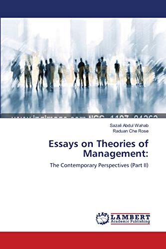 Stock image for Essays on Theories of Management:: The Contemporary Perspectives (Part II) for sale by Lucky's Textbooks