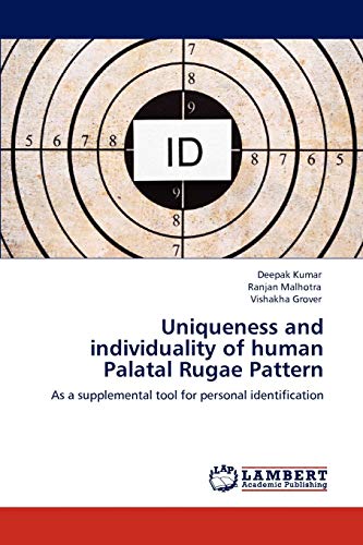 Stock image for Uniqueness and individuality of human Palatal Rugae Pattern: As a supplemental tool for personal identification for sale by Lucky's Textbooks