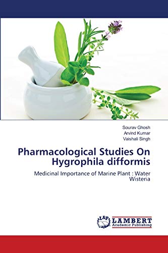 Beispielbild fr Pharmacological Studies On Hygrophila difformis: Medicinal Importance of Marine Plant : Water Wisteria zum Verkauf von Lucky's Textbooks