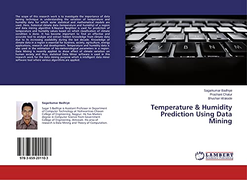 Stock image for Temperature & Humidity Prediction Using Data Mining for sale by Revaluation Books