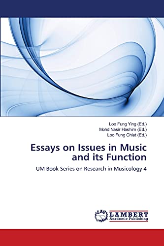 9783659201639: Essays on Issues in Music and its Function: UM Book Series on Research in Musicology 4