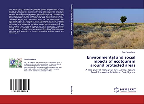 9783659231544: Environmental and social impacts of ecotourism around protected areas: A case study of ecotourism development around Bwindi Impenetrable National Park, Uganda