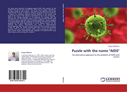 9783659236792: Puzzle with the name "AIDS": An alternative approach to the problem of AIDS and cancer