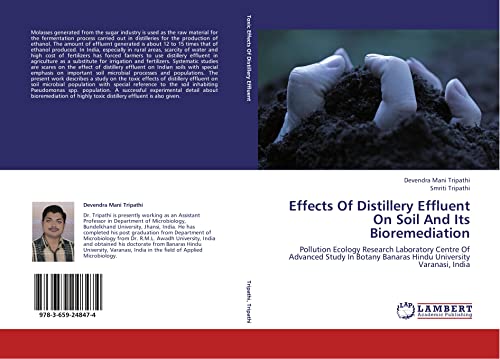 9783659248474: Effects Of Distillery Effluent On Soil And Its Bioremediation: Pollution Ecology Research Laboratory Centre Of Advanced Study In Botany Banaras Hindu University Varanasi, India