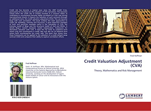 9783659248504: Credit Valuation Adjustment (CVA): Theory, Mathematics and Risk Management