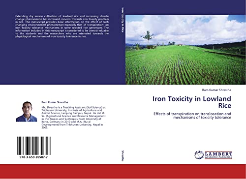 Imagen de archivo de Iron Toxicity In Lowland Rice: Effects Of Transpiration On Translocation And Mechanisms Of Toxicity Tolerance a la venta por Revaluation Books