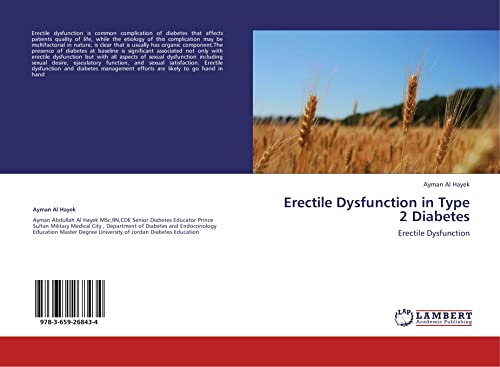 9783659268434: Erectile Dysfunction in Type 2 Diabetes: Erectile Dysfunction