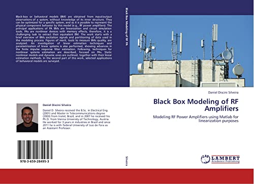 9783659284953: Black Box Modeling of RF Amplifiers: Modeling RF Power Amplifiers using Matlab for linearization purposes