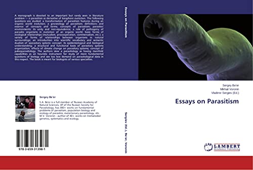 Imagen de archivo de Essays On Parasitism a la venta por Revaluation Books