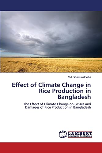 Beispielbild fr Effect of Climate Change in Rice Production in Bangladesh zum Verkauf von Chiron Media
