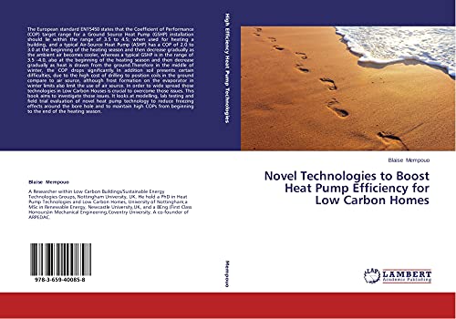 9783659400858: Novel Technologies to Boost Heat Pump Efficiency for Low Carbon Homes