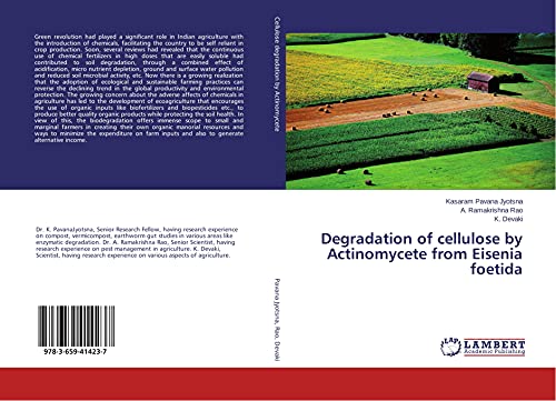 Stock image for Degradation of cellulose by Actinomycete from Eisenia foetida for sale by Books Puddle