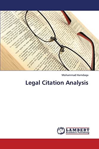 Stock image for Legal Citation Analysis for sale by Lucky's Textbooks