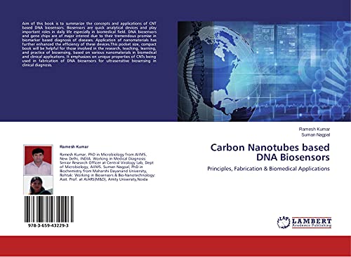 Beispielbild fr Carbon Nanotubes Based Dna Biosensors: Principles, Fabrication & Biomedical Applications zum Verkauf von Revaluation Books