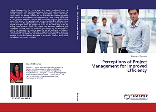 9783659446405: Perceptions of Project Management for Improved Efficiency