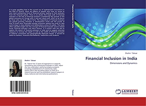 9783659457258: Financial Inclusion in India: Dimensions and Dynamics