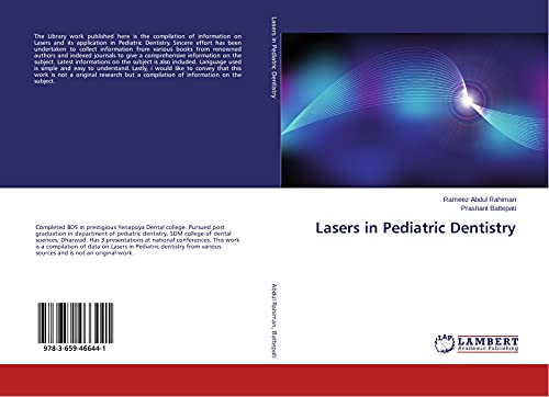 Imagen de archivo de Lasers in Pediatric Dentistry a la venta por Lucky's Textbooks