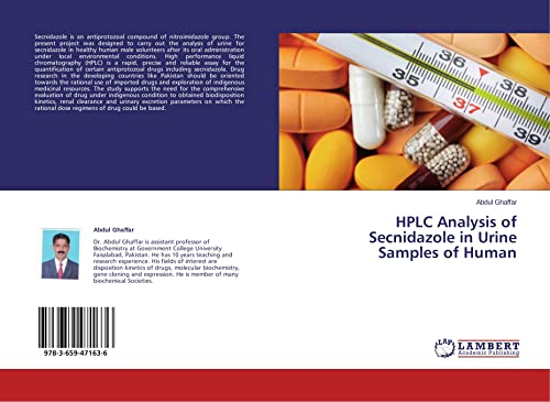 9783659471636: HPLC Analysis of Secnidazole in Urine Samples of Human