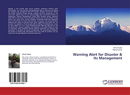 Stock image for Warning Alert for Disaster & Its Management for sale by Lucky's Textbooks