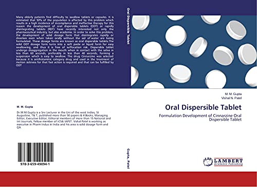 9783659490941: Oral Dispersible Tablet: Formulation Development of Cinnarzine Oral Dispersible Tablet