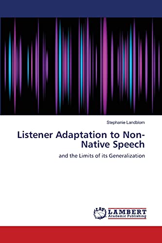 Beispielbild fr Listener Adaptation to Non-Native Speech zum Verkauf von Chiron Media