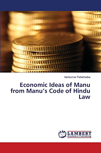 Stock image for Economic Ideas of Manu from Manu's Code of Hindu Law for sale by Lucky's Textbooks