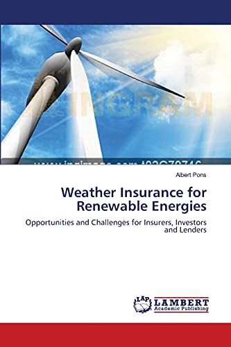 Imagen de archivo de Weather Insurance for Renewable Energies a la venta por Chiron Media