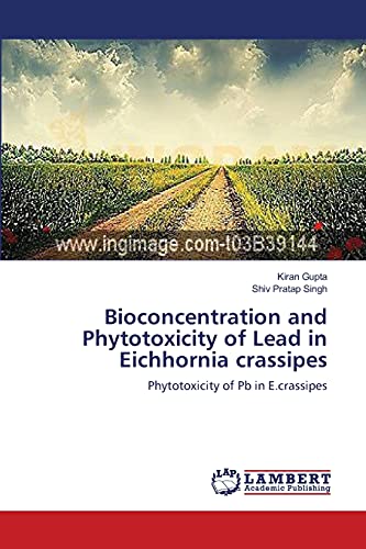 Imagen de archivo de Bioconcentration and Phytotoxicity of Lead in Eichhornia crassipes a la venta por Lucky's Textbooks