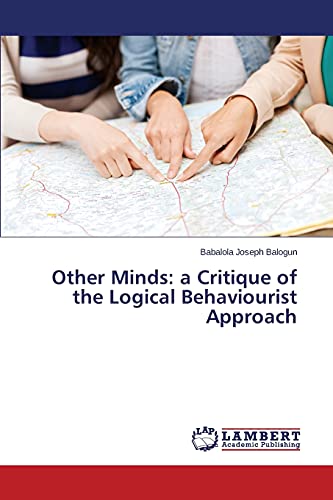 9783659561603: Other Minds: a Critique of the Logical Behaviourist Approach