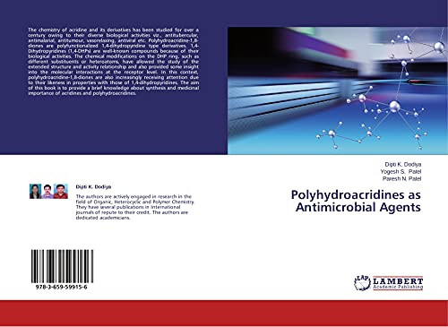 Beispielbild fr Polyhydroacridines as Antimicrobial Agents zum Verkauf von Lucky's Textbooks