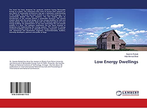 Stock image for Low Energy Dwellings for sale by Revaluation Books