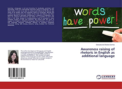 9783659688270: Awareness raising of rhetoric in English as additional language