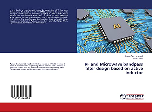 Stock image for RF and Microwave bandpass filter design based on active inductor for sale by GF Books, Inc.