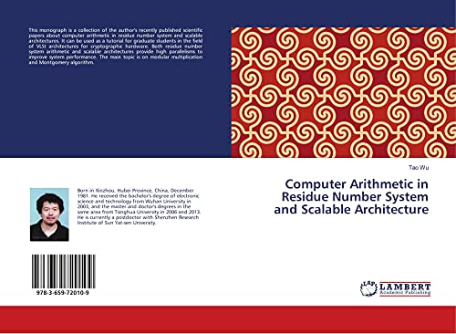9783659720109: Computer Arithmetic in Residue Number System and Scalable Architecture