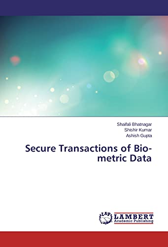 Imagen de archivo de Secure Transactions of Bio-metric Data a la venta por Lucky's Textbooks