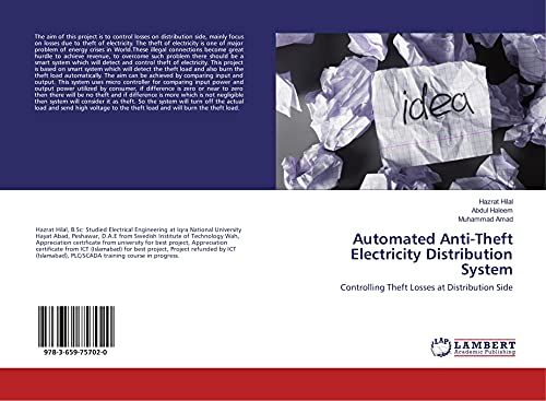 9783659757020: Automated Anti-Theft Electricity Distribution System: Controlling Theft Losses at Distribution Side
