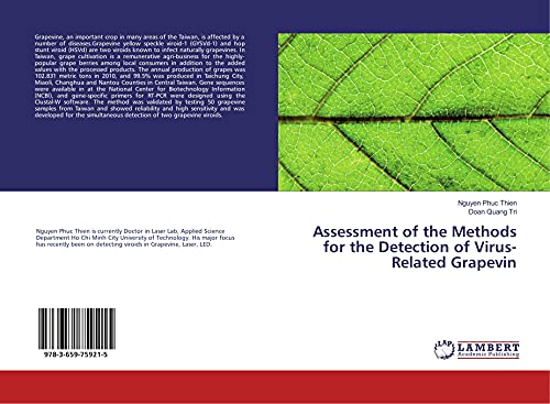Stock image for Assessment of the Methods for the Detection of Virus-Related Grapevin for sale by Revaluation Books