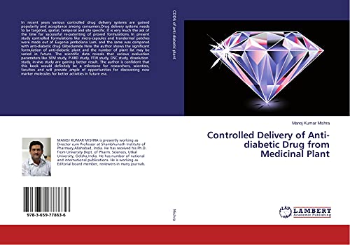 9783659778636: Controlled Delivery of Anti-diabetic Drug from Medicinal Plant