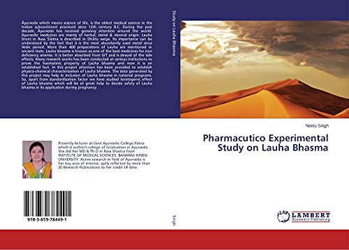 Stock image for Pharmacutico Experimental Study on Lauha Bhasma for sale by Lucky's Textbooks