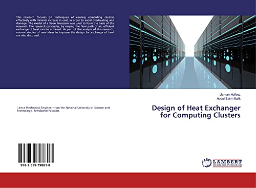 9783659798818: Design of Heat Exchanger for Computing Clusters